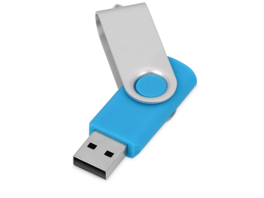 Флеш-карта USB 2.0 8 Gb Квебек, голубой фото 2