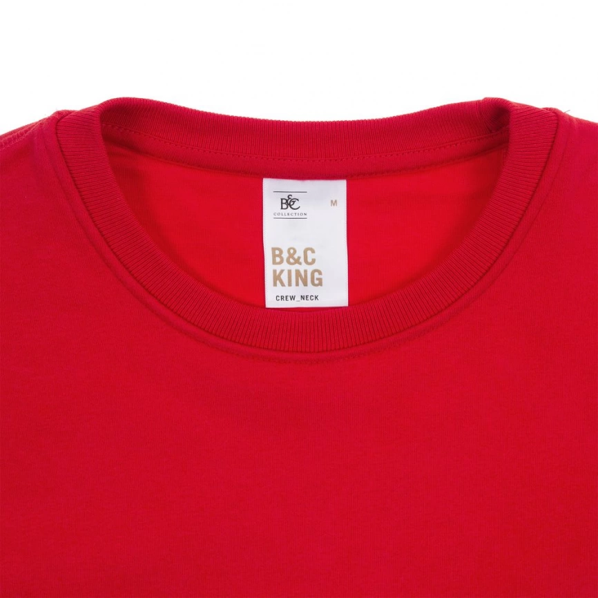 Свитшот унисекс King, красный, размер S фото 5