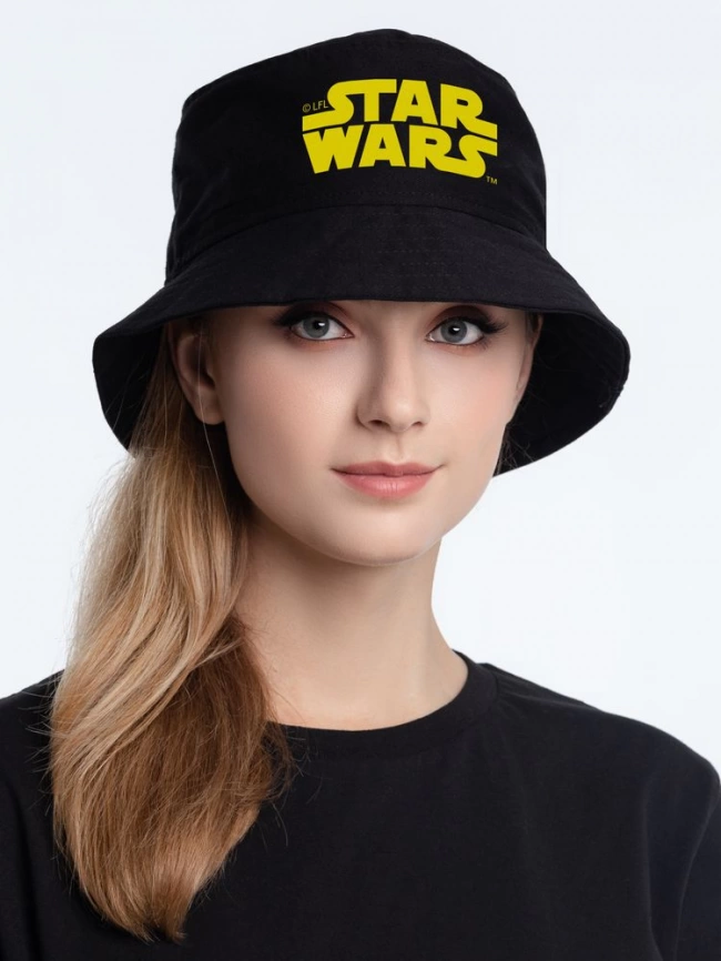 Панама Star Wars, черная с желтым фото 1