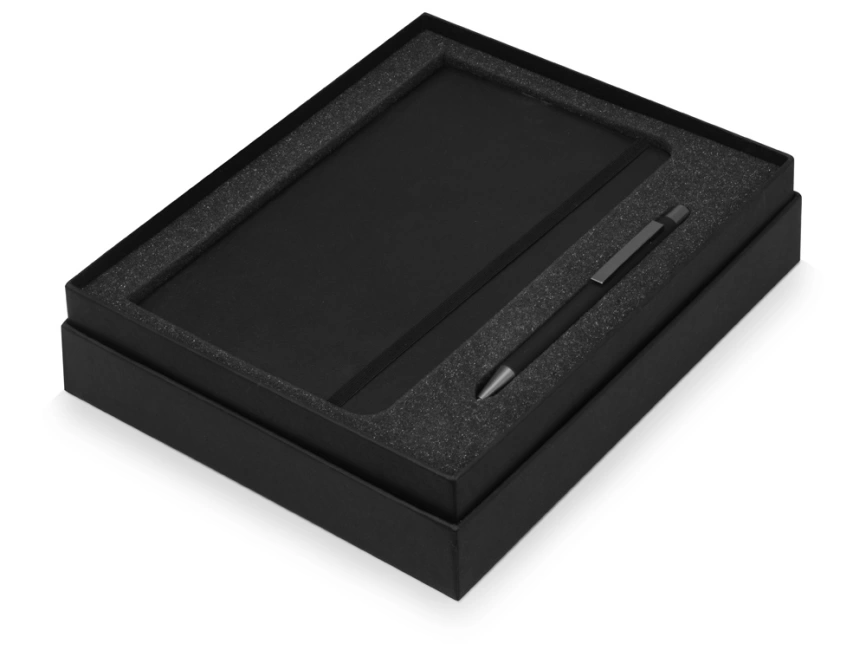Подарочный набор Moleskine Van Gogh с блокнотом А5 Soft и ручкой, черный фото 3