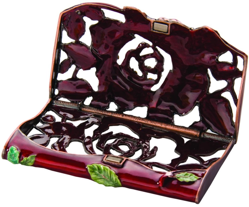 Визитница Enamel, розовая фото 2