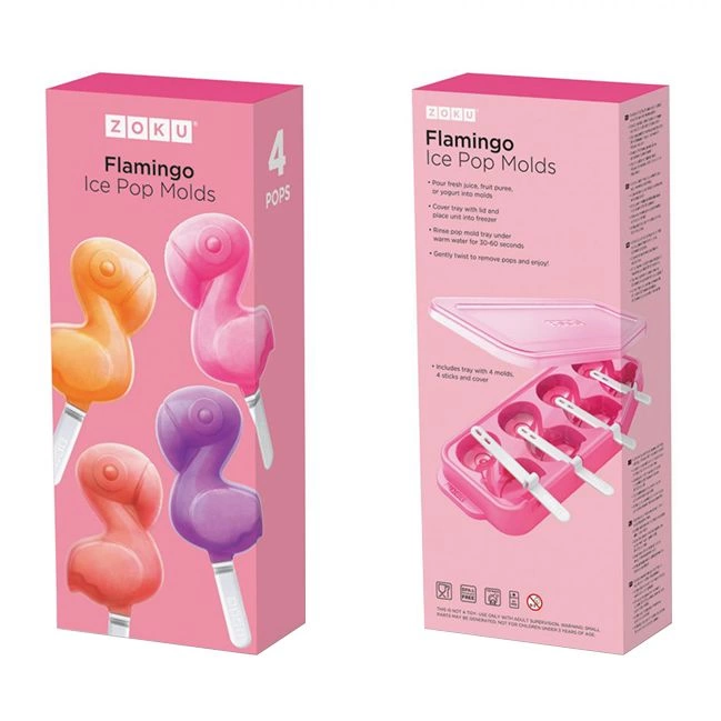 Набор для приготовления мороженого Flamingo, розовый фото 4