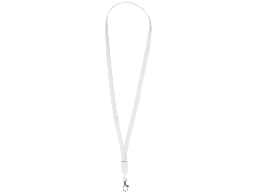 Зарядный кабель-клип 2 в 1, белый фото 1