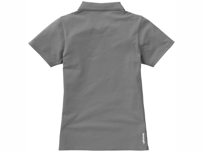 Поло женское с короткими рукавами Hacker, серый/черный фото 5