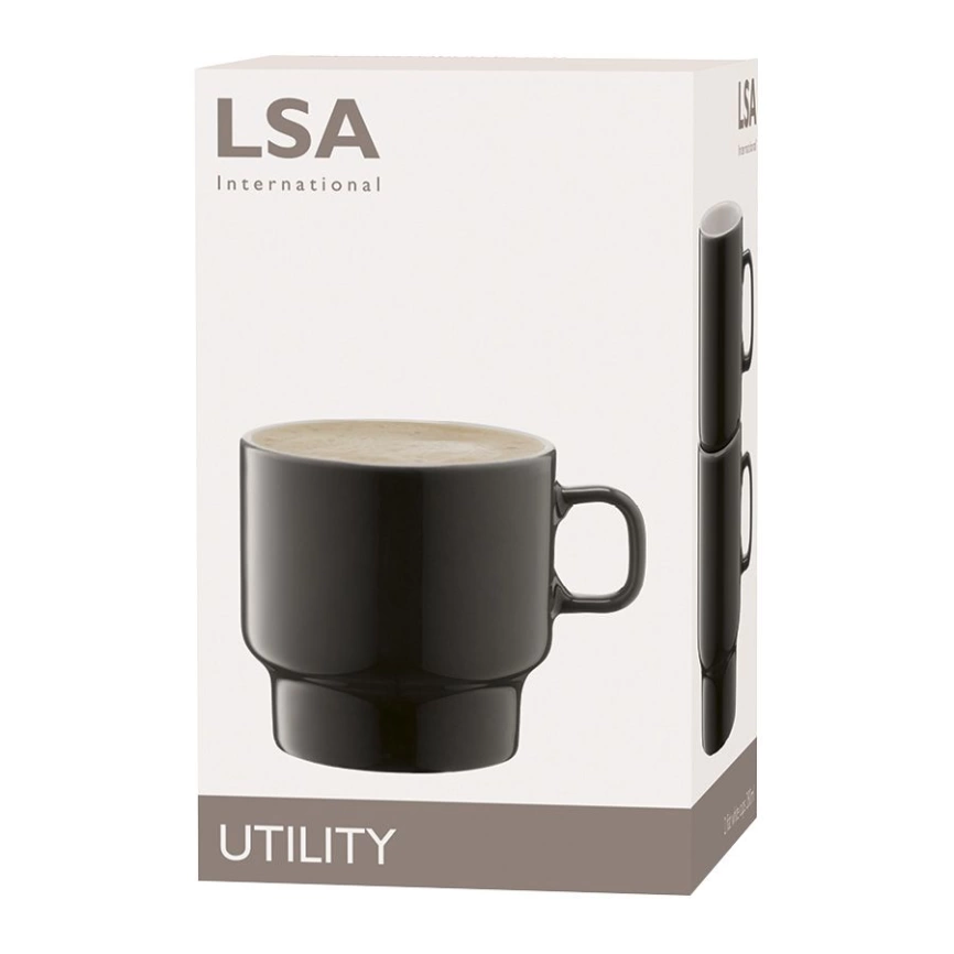 Набор из 2 чашек для кофе Utility, серый фото 6