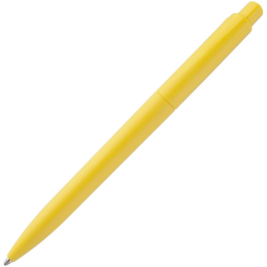 Ручка шариковая Crest, желтая фото 3