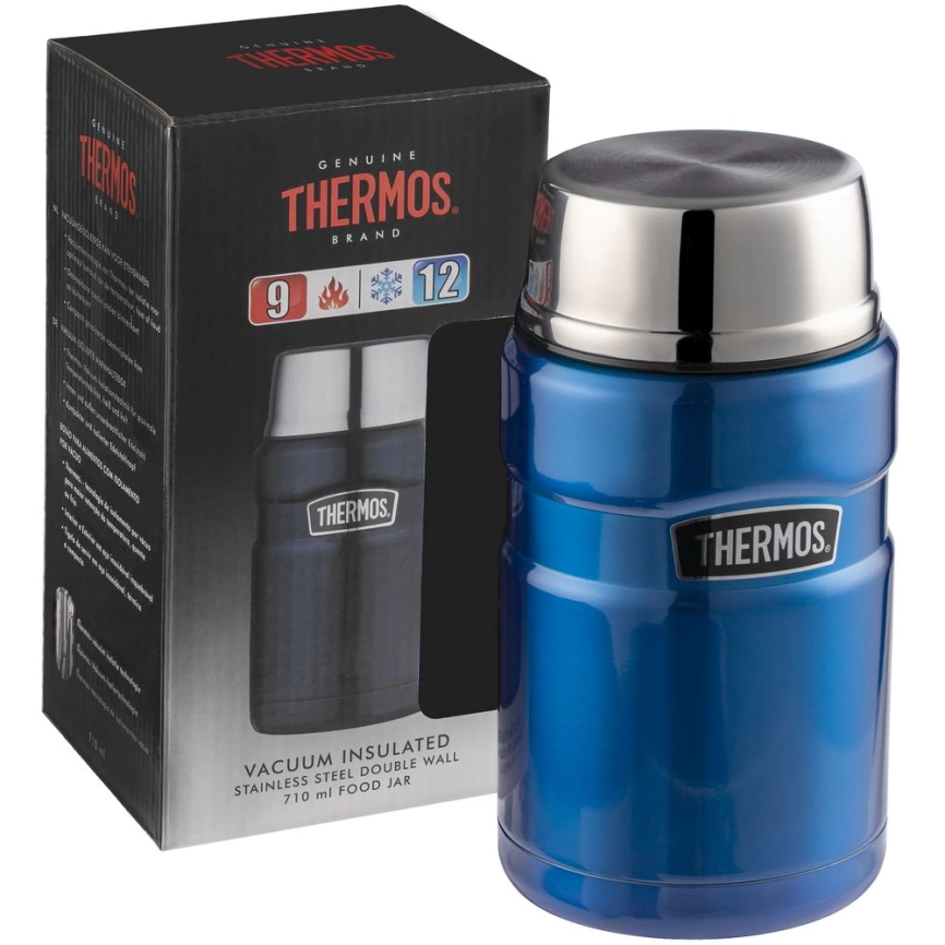 Термос для еды Thermos SK3020, синий фото 3