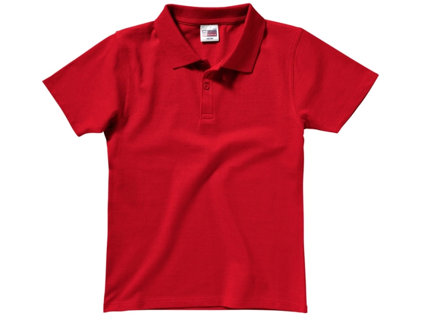 Рубашка поло First детская, красный фото 3