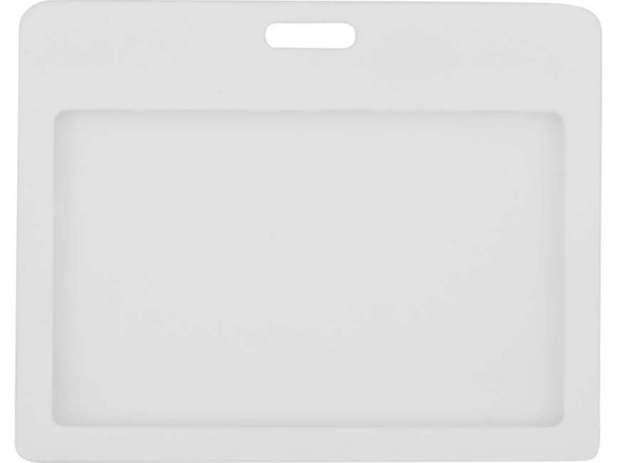 Бейдж Show mini Flat 98 *78 мм (внут.размер  85*54 мм), белый фото 2