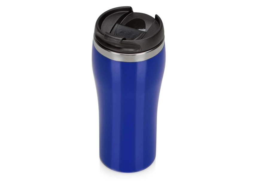 Подарочный набор Мери Да Винчи с термокружкой, мылом, пледом, синий фото 3