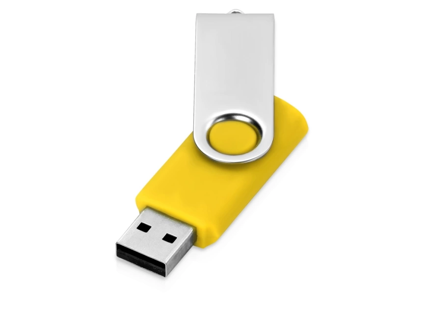 Флеш-карта USB 2.0 16 Gb Квебек, желтый фото 2