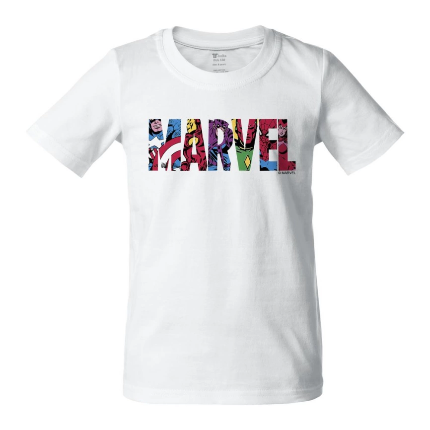 Футболка детская Marvel Avengers, белая, на рост 154-164 см (14 лет) фото 1