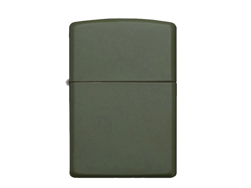 Зажигалка ZIPPO Classic с покрытием Green Matte, латунь/сталь, зелёная, матовая, 38x13x57 мм фото 2