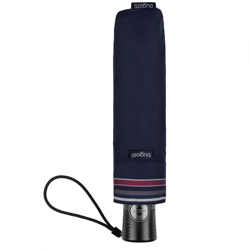 Складной зонт TAKE IT DUO, синий в полоску фото 3