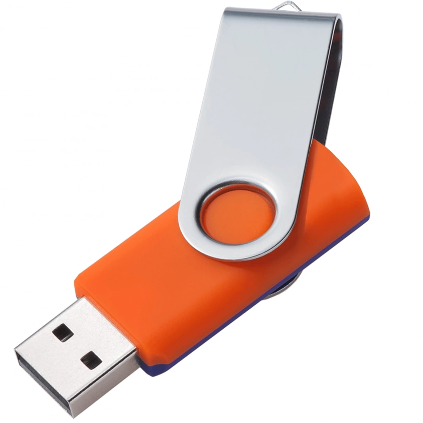 Флешка TWIST MIX Оранжево-фиолетовая 4012.05.11.16ГБ фото 2