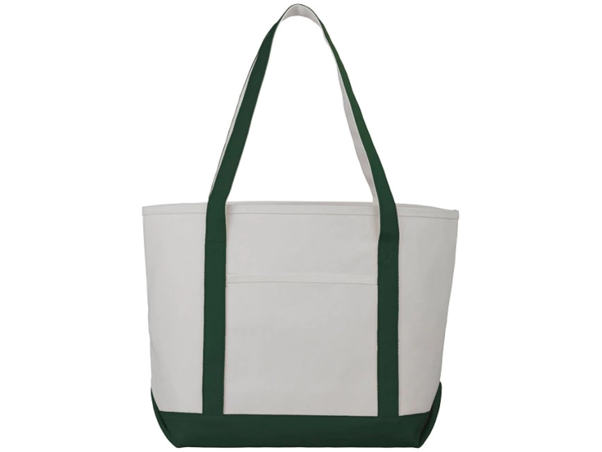 Сумка Premium, натуральный/зеленый фото 3