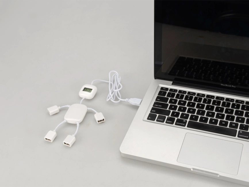 USB Hub на 4 порта с часами в виде человечка фото 2