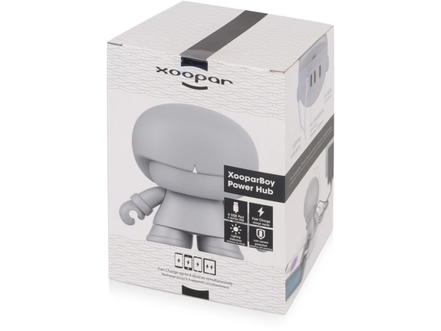 USB Hub XOOPAR BOY, серебристый фото 7