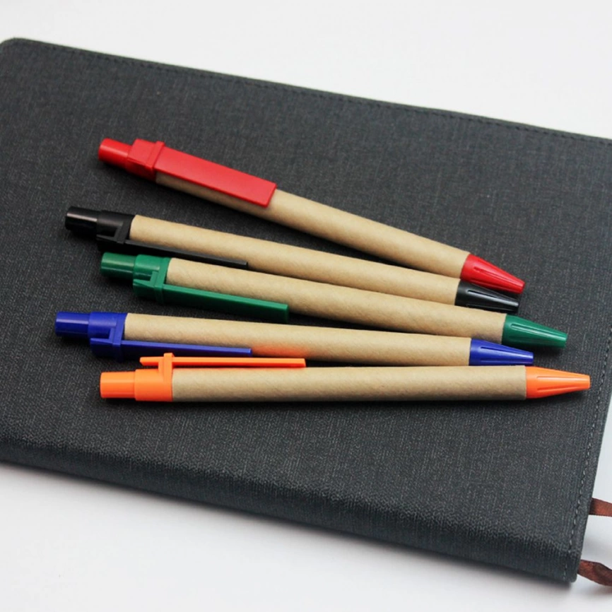 Шариковая ручка NATURAL BIO - Красный PP фото 6
