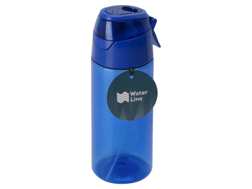 Спортивная бутылка с пульверизатором Spray, 600мл, Waterline, синий фото 9