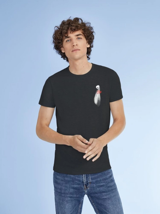 Футболка мужская Ghost of Love, черная, размер XXL фото 4