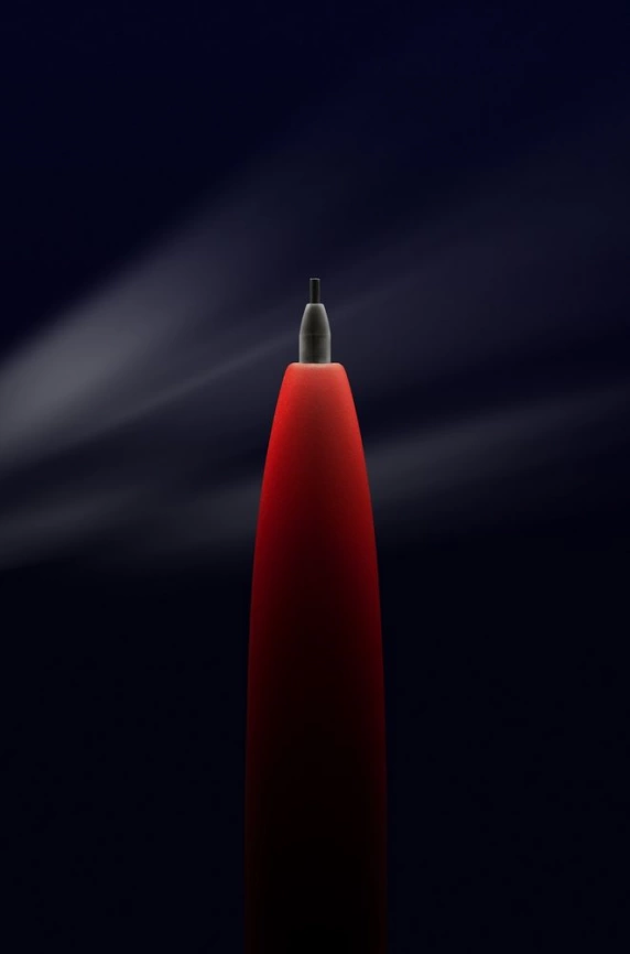 Карандаш механический Prodir DS8 MRR-C Soft Touch, красный фото 5