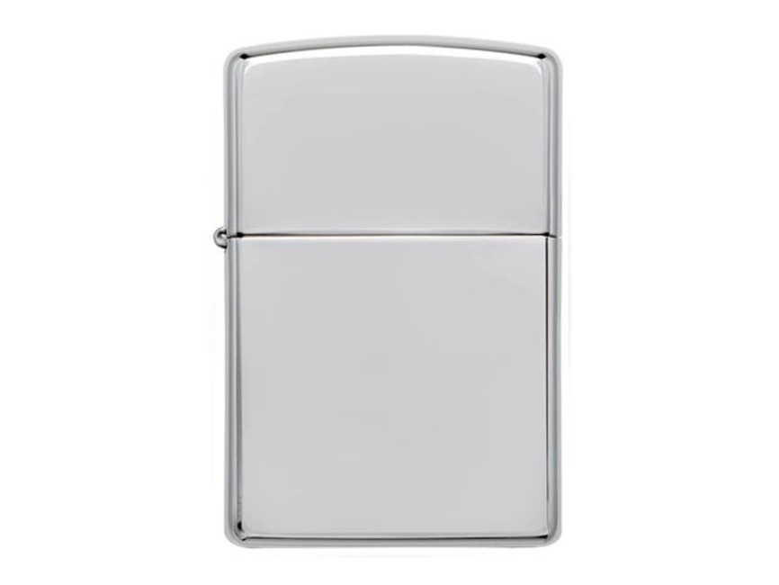 Зажигалка ZIPPO Armor™ c покрытием High Polish Chrome, латунь/сталь, серебристая, 38x13x57 мм фото 2