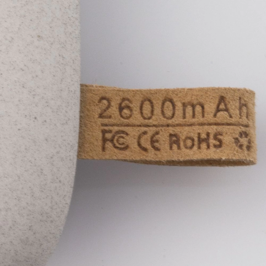 Внешний аккумулятор Pebble 2600 мАч, светло-серый фото 6