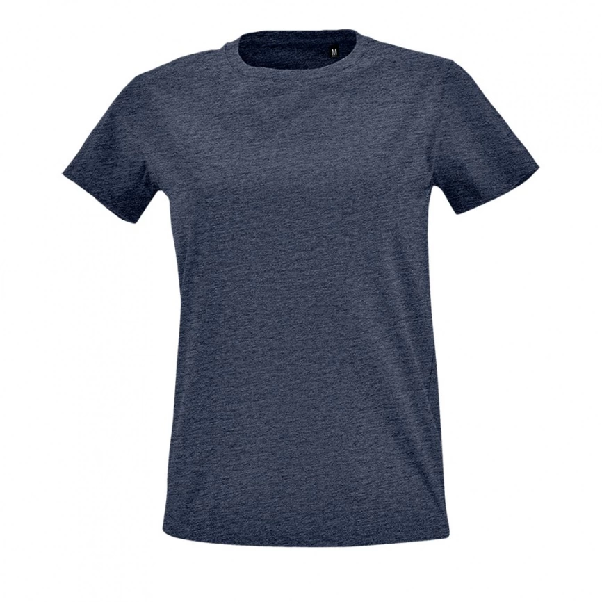 Футболка женская Imperial Fit Women синий меланж, размер XXL фото 1