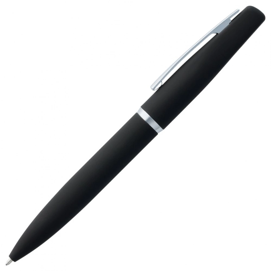Ручка шариковая Bolt Soft Touch, черная фото 2