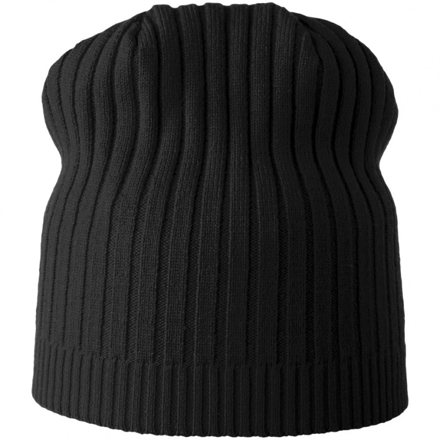 Шапка Stripes, черная фото 2