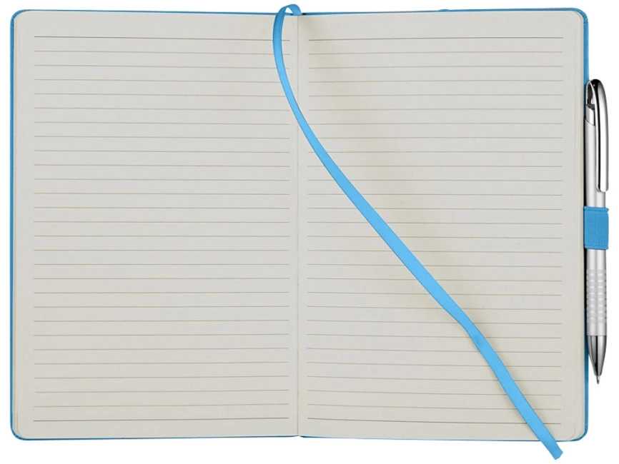 Блокнот А5 Flex, светло-синий фото 2