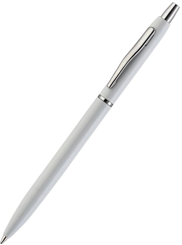 Ручка металлическая Palina, белая фото 1