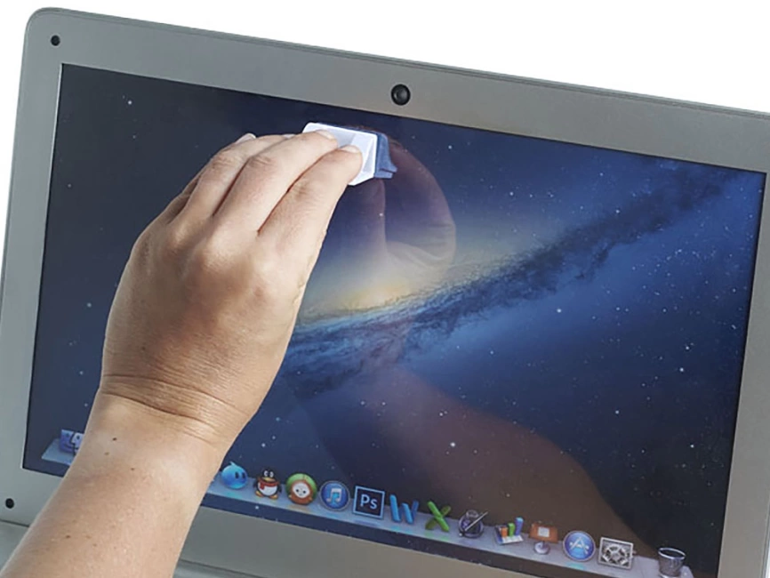 Блокировщик камеры с мягкой стороной, предназначенной для очистки монитора, белый фото 5