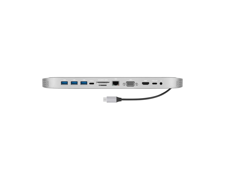 Хаб USB Type-C 3.0 для ноутбуков Falcon, серый фото 2
