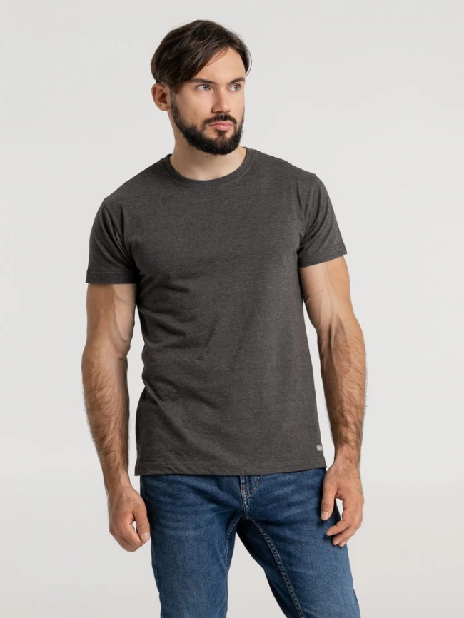 Футболка Firm Wear черный меланж, размер M фото 7