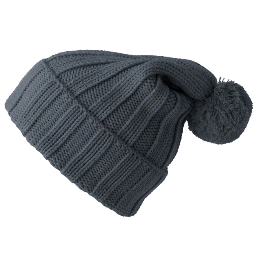 Шапка Chain, темно-серая фото 1
