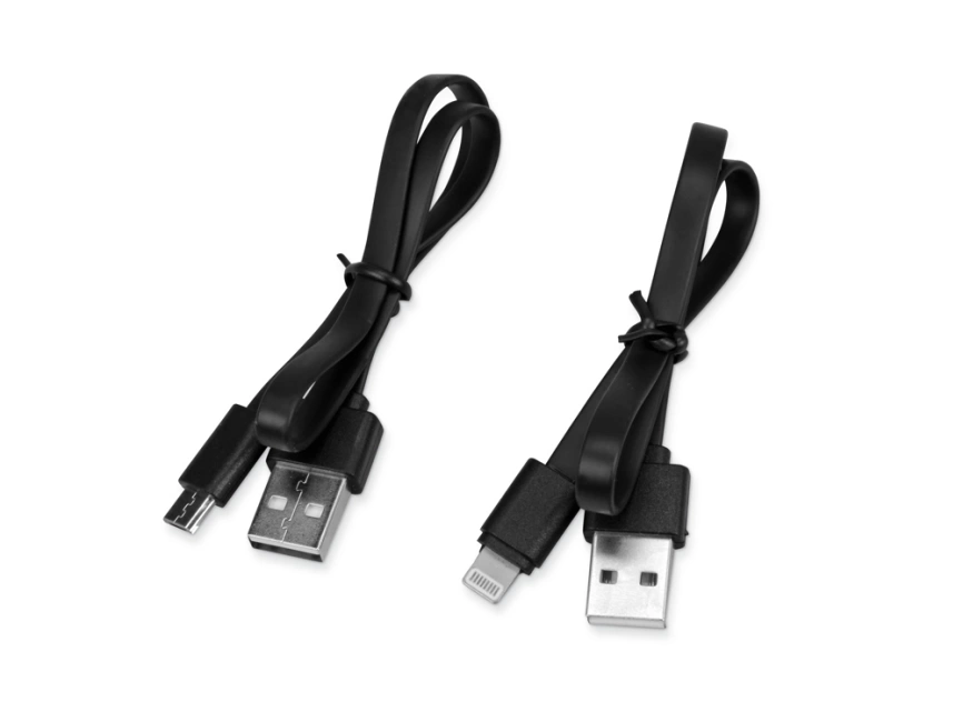 Портативное зарядное устройство с белой подсветкой логотипа Faros, soft-touch, 4000 mAh фото 4