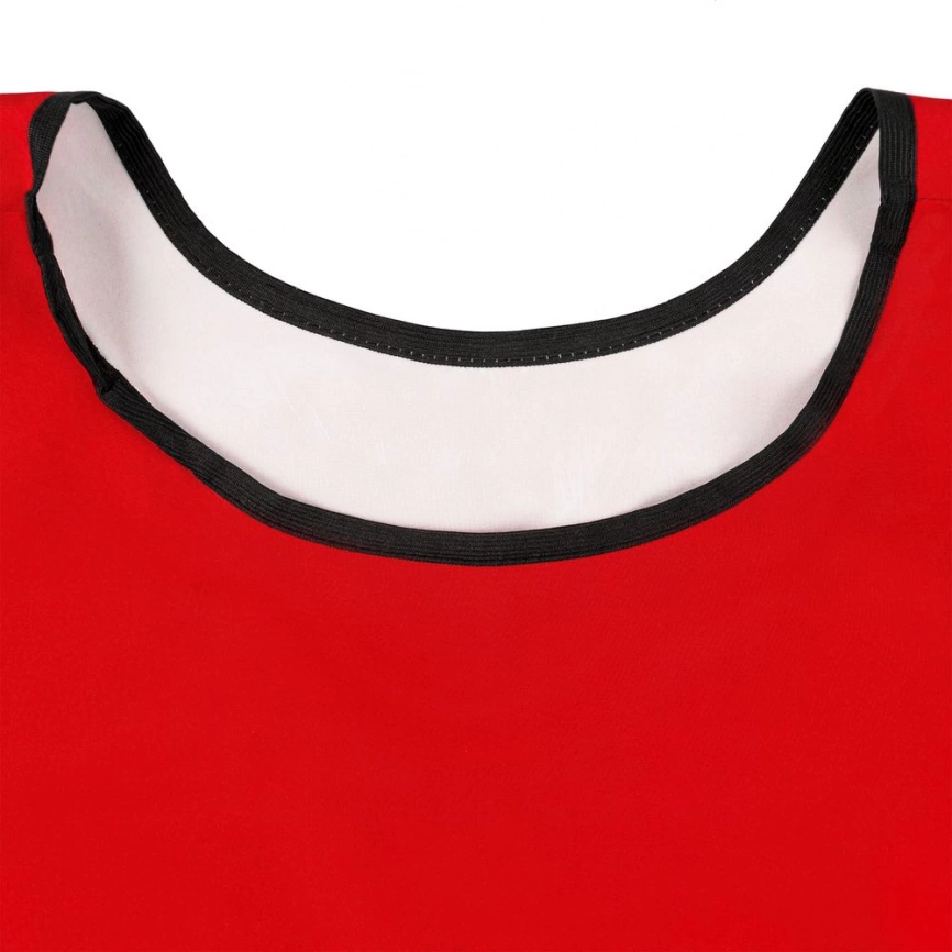 Манишка Outfit, двусторонняя, белая с красным, размер S фото 4