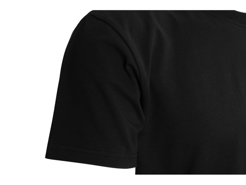 Футболка HD Fit короткий рукав с эластаном_M, мужская,чёрный фото 4