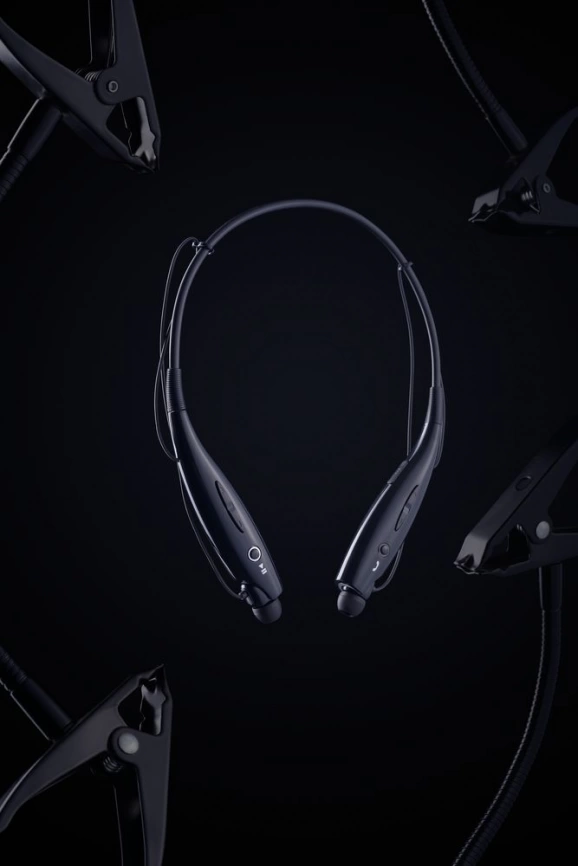 Bluetooth наушники stereoBand, черные фото 5