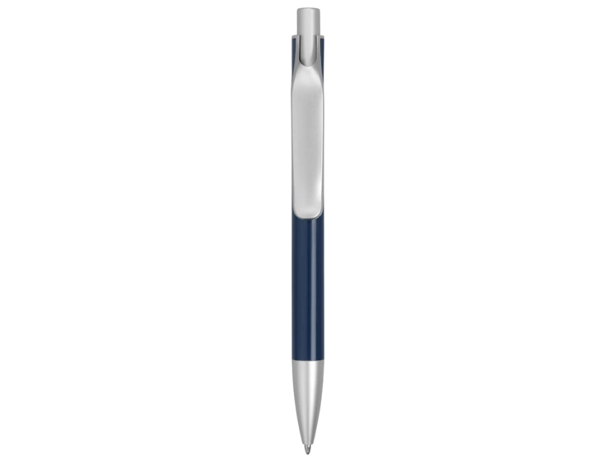 Ручка металлическая шариковая Large, темно-синий/серебристый фото 2