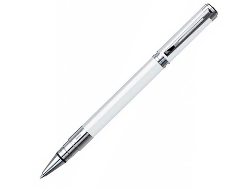 Ручка роллер Waterman Perspective Pure White CT F, белый/серебристый фото 1