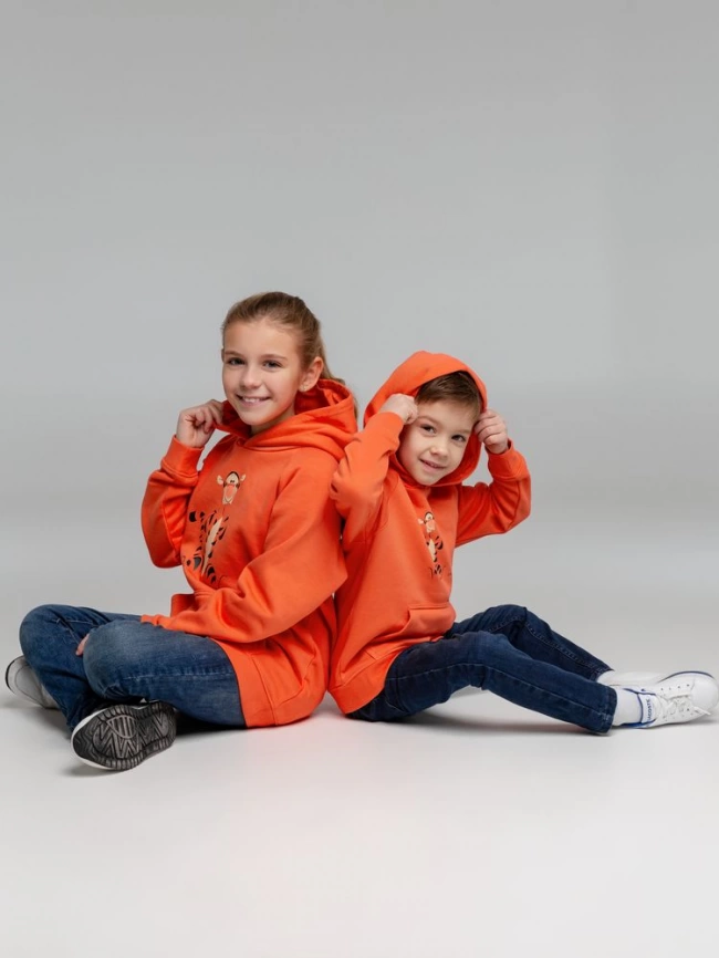 Худи детское Tigger, оранжевое, на рост 142-152 см (12 лет) фото 5