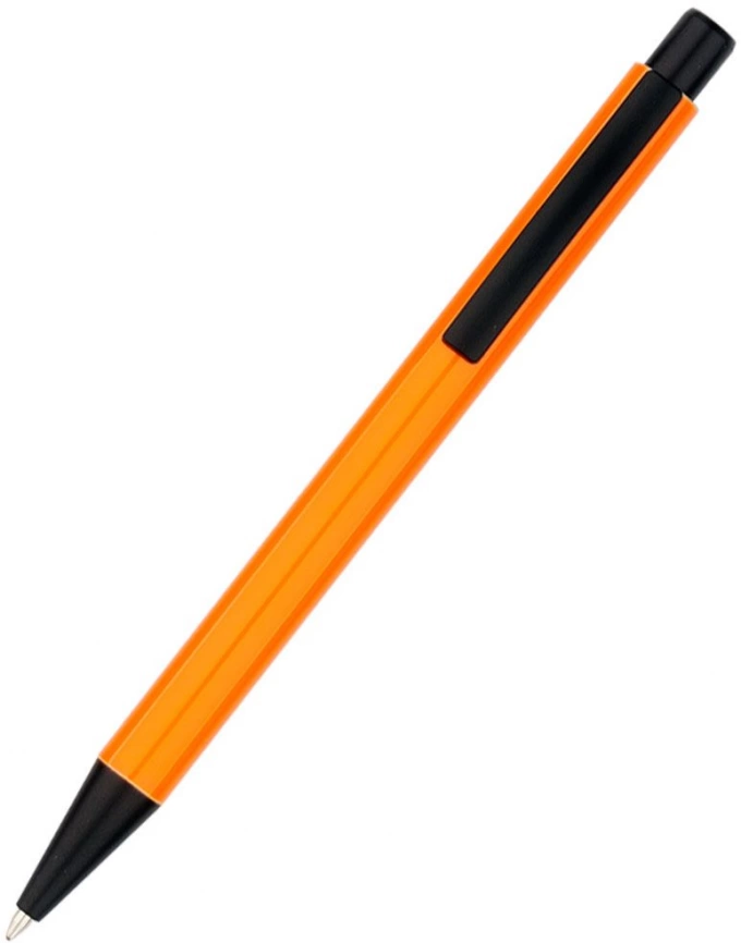 Ручка металлическая Deli, оранжевая фото 2