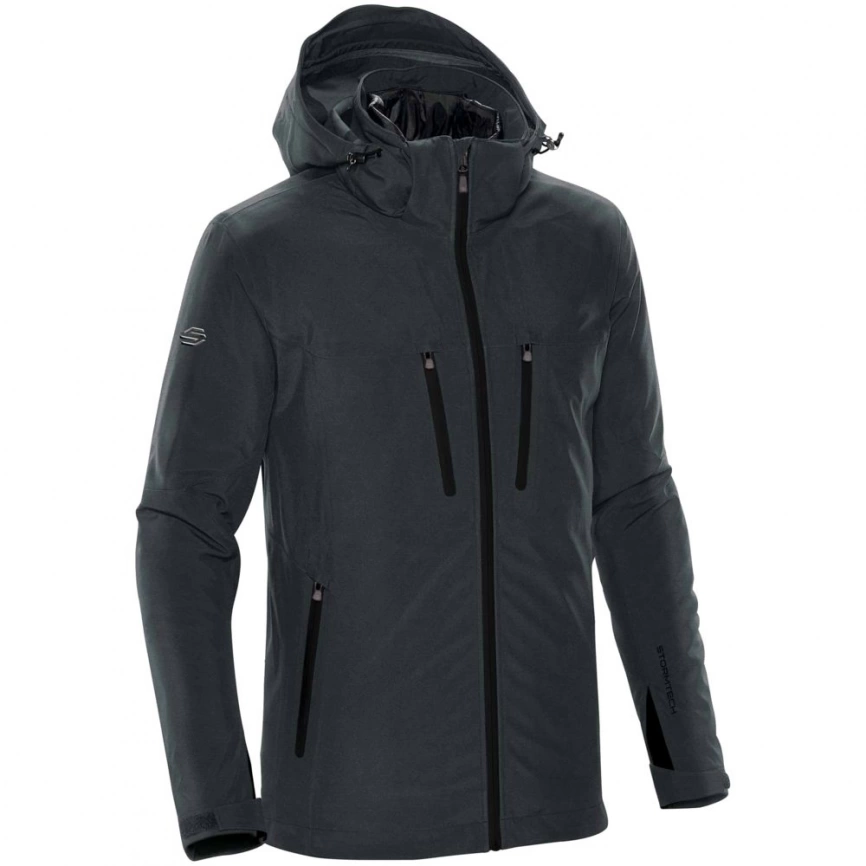 Куртка-трансформер мужская Matrix серая с черным, размер L фото 2