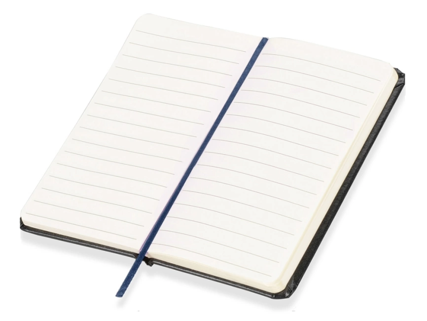 Блокнот Имлес, черный/синий фото 2