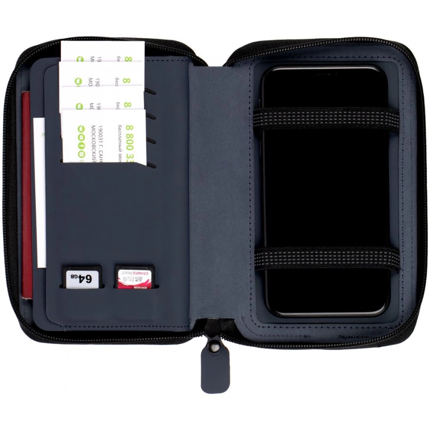 Дорожный органайзер Companion с аккумулятором, синий фото 3