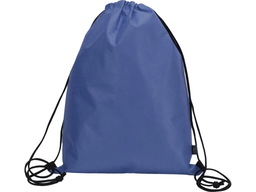 Рюкзак-мешок Reviver из нетканого переработанного материала RPET, синий фото 2