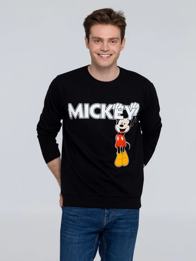 Свитшот Mickey, черный, размер L фото 1